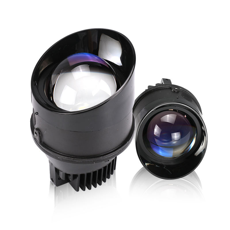 Hot Seller 3.0 Inch Foglights  3 Colors Fog Lens Bi Led Projector Lens Fog Lights For Toyota Camry Nissan Micra