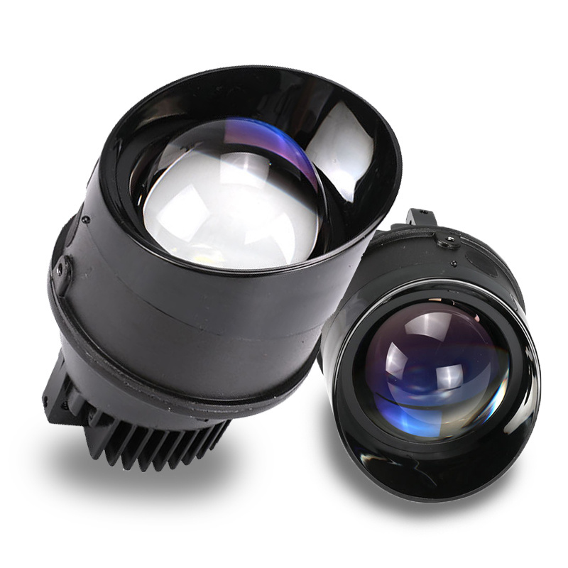 Hot Seller 3.0 Inch Foglights  3 Colors Fog Lens Bi Led Projector Lens Fog Lights For Toyota Camry Nissan Micra