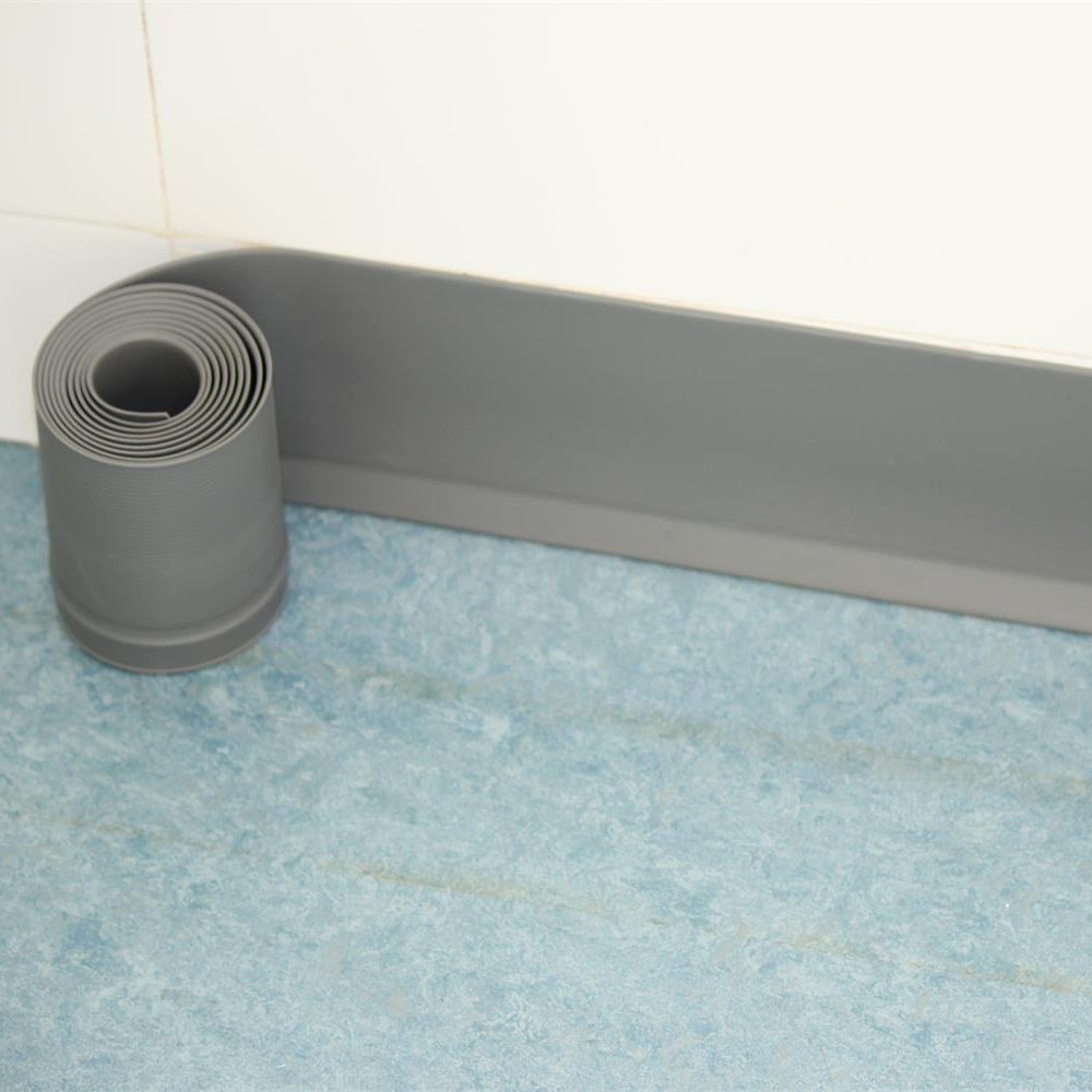 Rubber wall base 4inch vinyl cove base floor pvc skirting baseboard