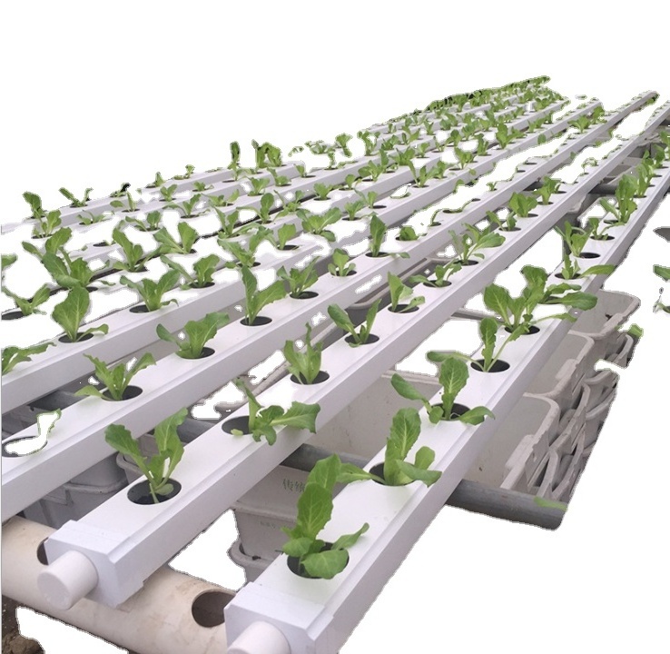 Hot Sale Hydroponic Channel NFT Growing Systems planting PVC Pipe