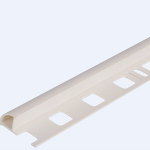 white upvc pvc round edge tile trim