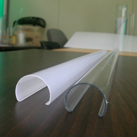 Custom Extrusion Profiles Plastic Ceiling Polycarbonate Led Light Diffuser Cover