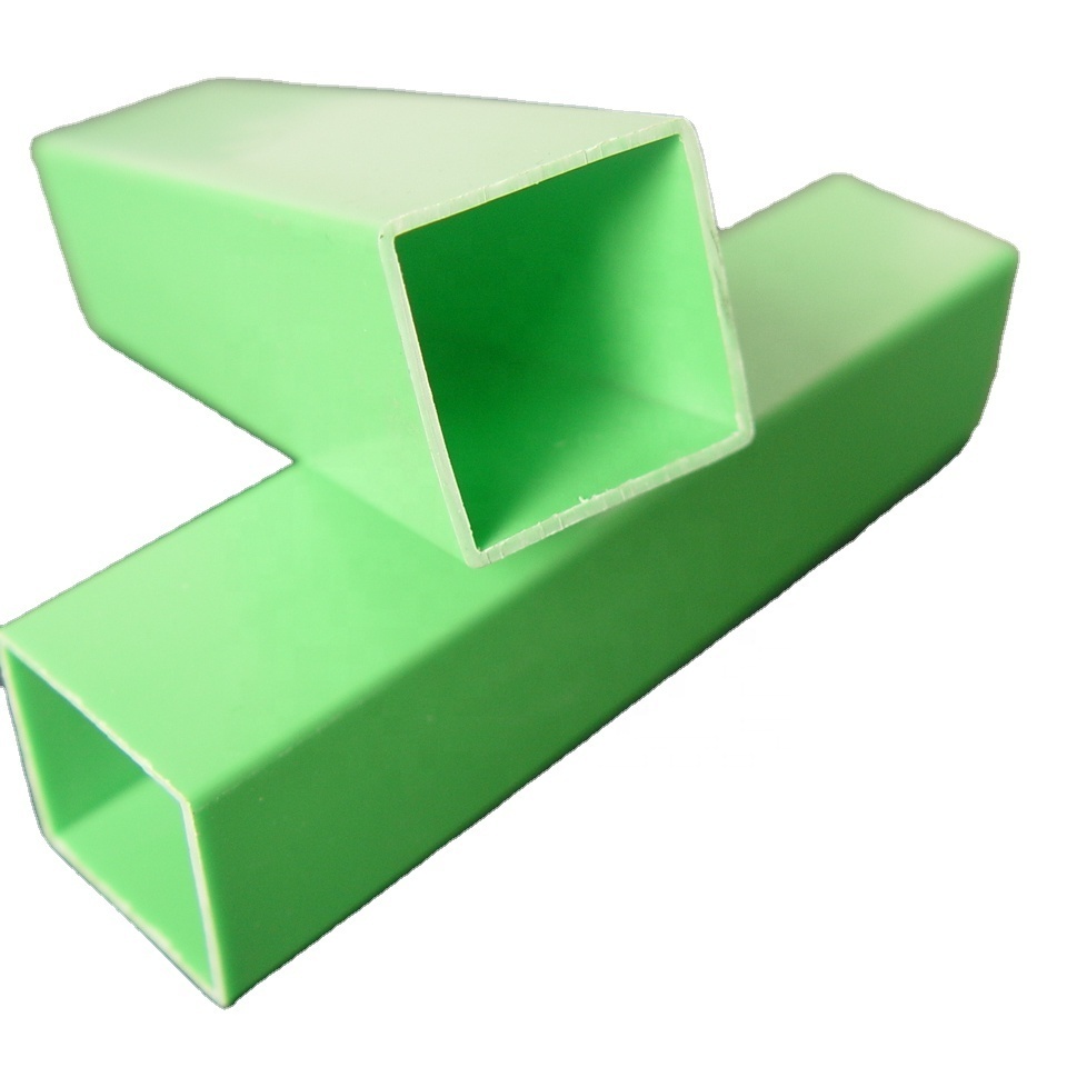 Customized multi-color rectangular square pvc tube