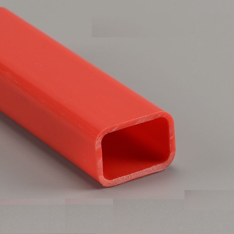 yellow high temperature resistant PVC rectangular plastic pipe tube