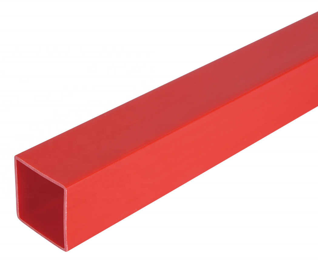 Customized multi-color rectangular square pvc tube