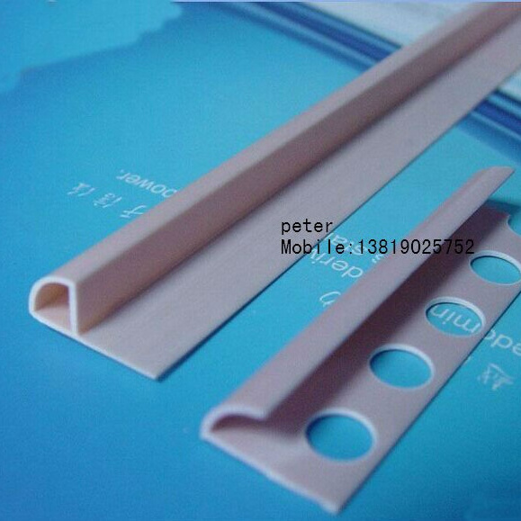 white upvc pvc round edge tile trim