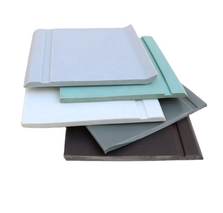 Factory Wholesale Plastic Flooring Accessories PVC Tiles Baseboard Indoor Soft Skirting Board