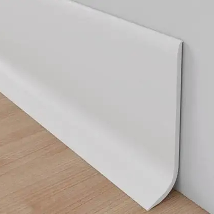 Custom Waterproof Plastic PVC Skirting Baseboard For Wall