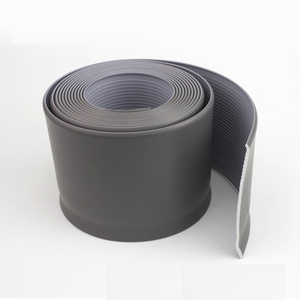 PVC Self-adhesive Flexible Skirting 6 inch Vinyl Wall Base Self Stick Vinyl Floor Wall Baseboard Trim Molding