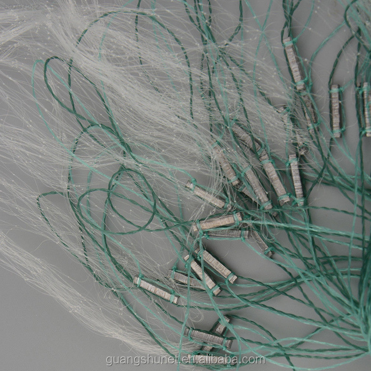 It is woven with brand new clinker thread, which is thick and not easy to break fishing gill net