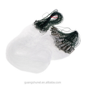 This fishing net is 3 finger grids qualified nylon material Excellent Fishing Equipment Fishing Gill Net