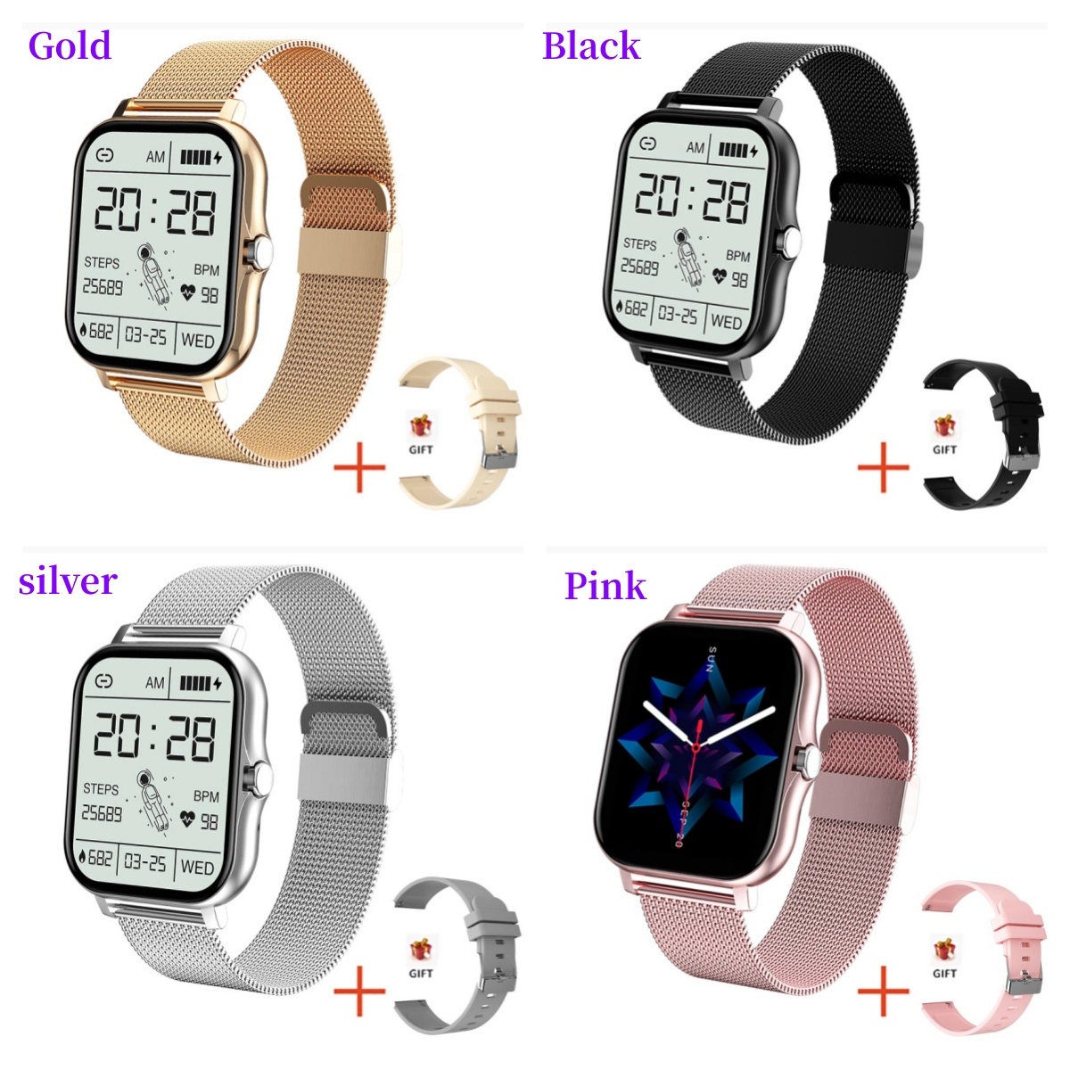 Free delivery swimming ios compatible ip7 1 piece min order waterproof 2023 big display new design big display smart watch