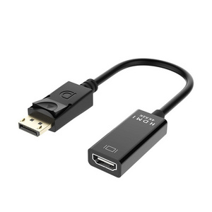 DP To HDMI-compatible Adapter 4K Display Port Male To HDMI Female Converter Cable for PC TV Projector