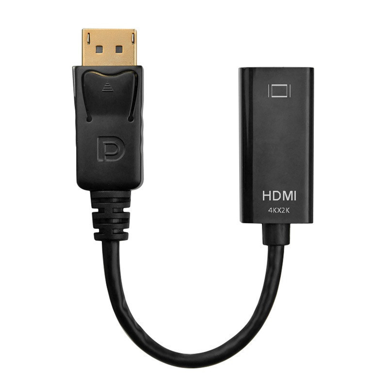 DP To HDMI-compatible Adapter 4K Display Port Male To HDMI Female Converter Cable for PC TV Projector