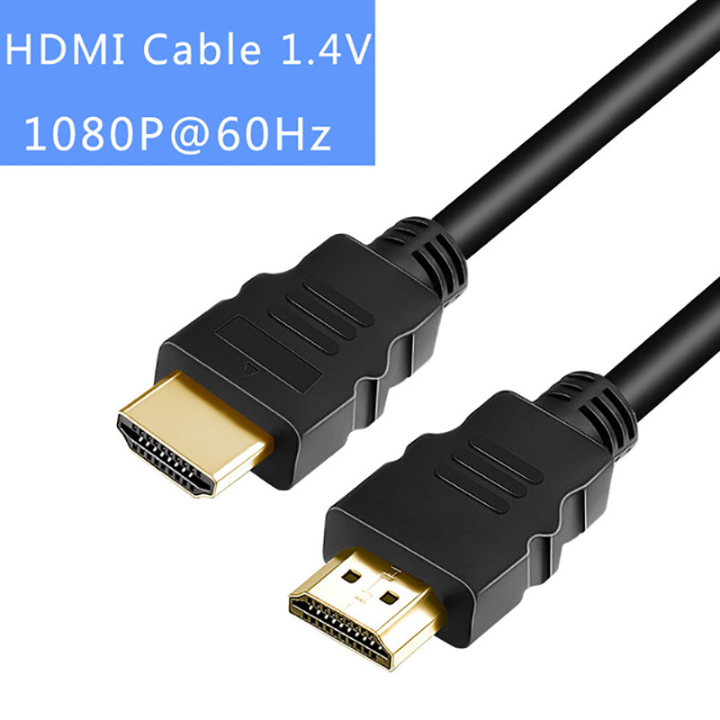 1M  Black HDMI 1.4V HDMI Standard A Male to Male Cable 1080P For 3D HDTV DVD Laptop