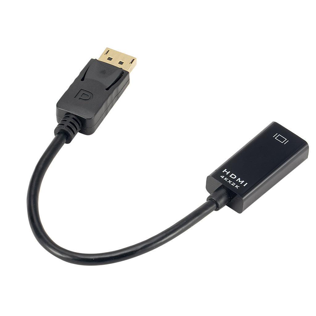 DP To HDMI-compatible Adapter 4K Display Port Male To HDMI Female Converter Cable for PC TV Projector