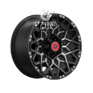 GVICHN Customized 4x4 Off road  17" 18" 19" 20" 21" 22" Wheels Black Finishing Aluminum Alloy Forged Rims