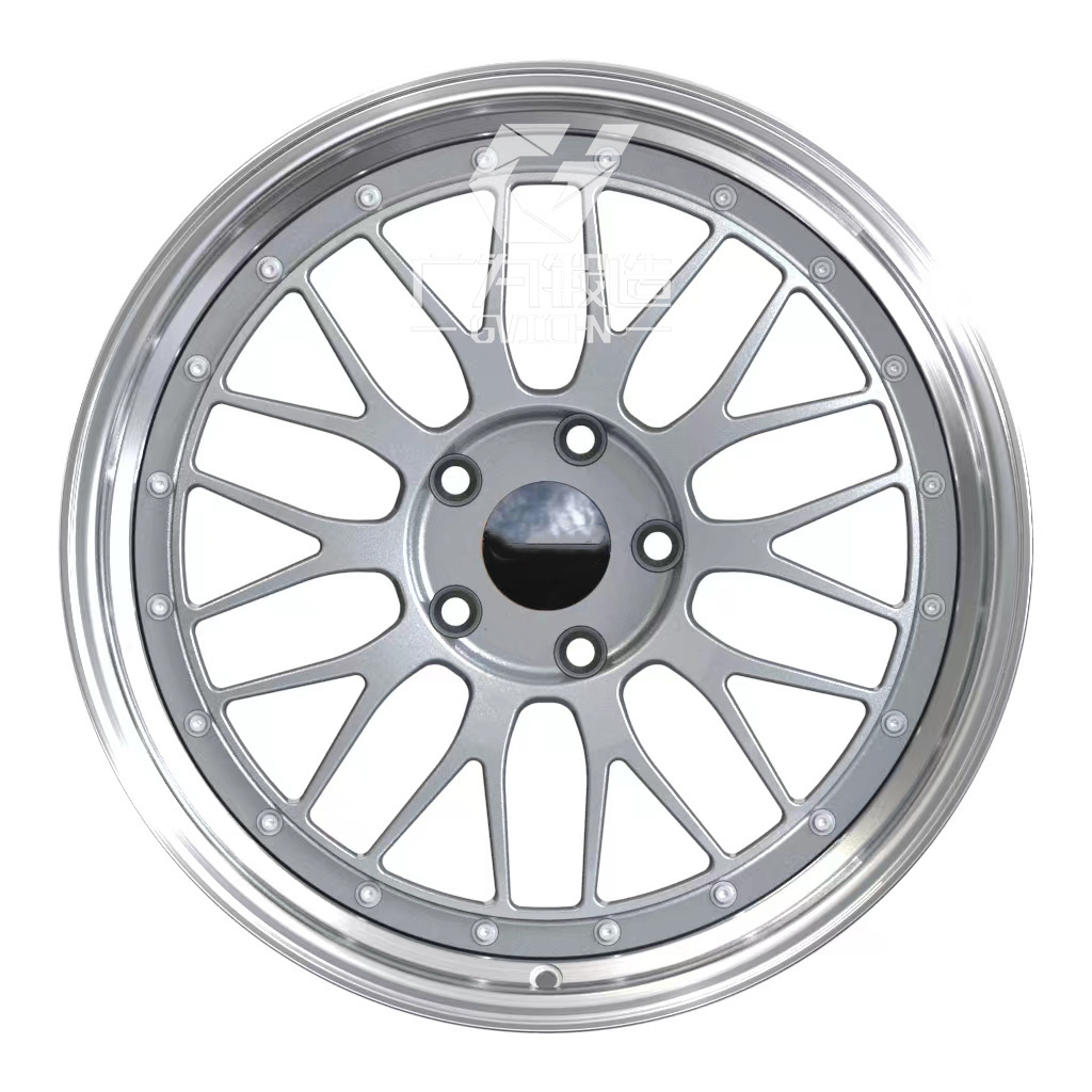 18 19 20 21 22 23 24 Inch silver finish Forged Wheels Custom Aluminium Alloy deep dish wheels For Passenger Car