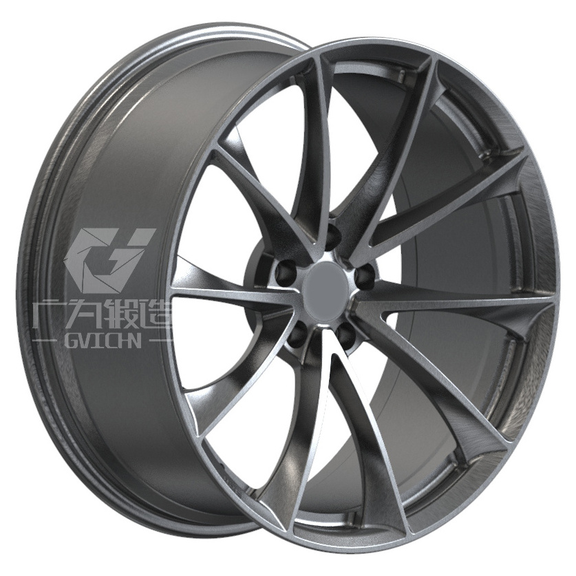 GVICHN 17 18 19 20 21 22 23 24 Inch wheel Aluminum Alloy Split five Spoke Wheel Rims with high performance custom car wheels