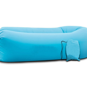 Inflatable Lounger Air Sofa Perfect for Beach Chair Camping Chairs or Portable Hammock and Includes Travel Bag Pouch and Pockets