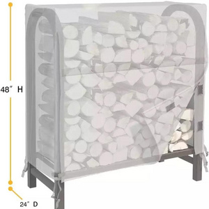 Custom Waterproof Windproof Heavy Duty Outdoor Firewood Log Rack Cover