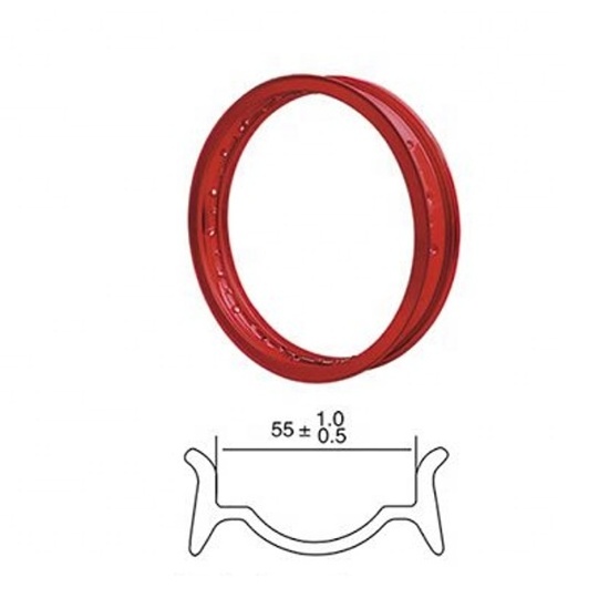 Motorcycle Parts Accessories Scooter Body System Rim Aluminium Alloy H 2.15*17 18 Fit For 3.5 Tyre Match 90/90