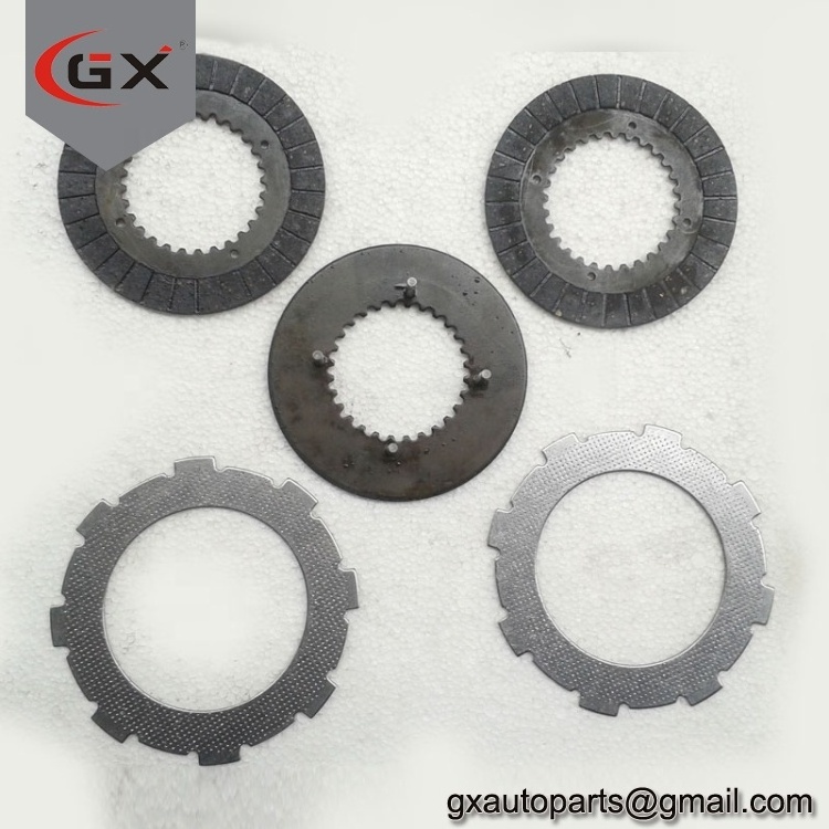 Go Kart Spare Parts 1/2 Reduction Gearbox Karting Clutch Set GX160 GX200 GX270 With PTO Shaft, Steel Plate, Fibre/Friction Plate