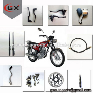 Motorcycle HJ125 Spare Parts EN125 Mirror Rocker Arm Cables Lever Clutch Shoe Gear Shaft Brake Disc Shock Absorber