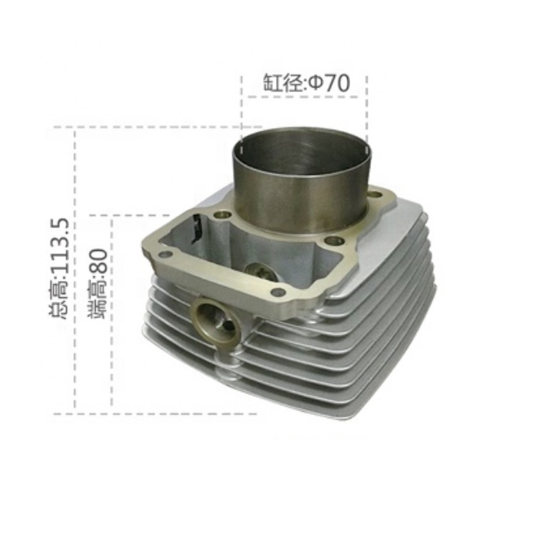 Motorcycle Scooter Engine Parts Cylinder Kits CG300 Cylinder Block   70mm Diameter 300cc Aluminum Alloy