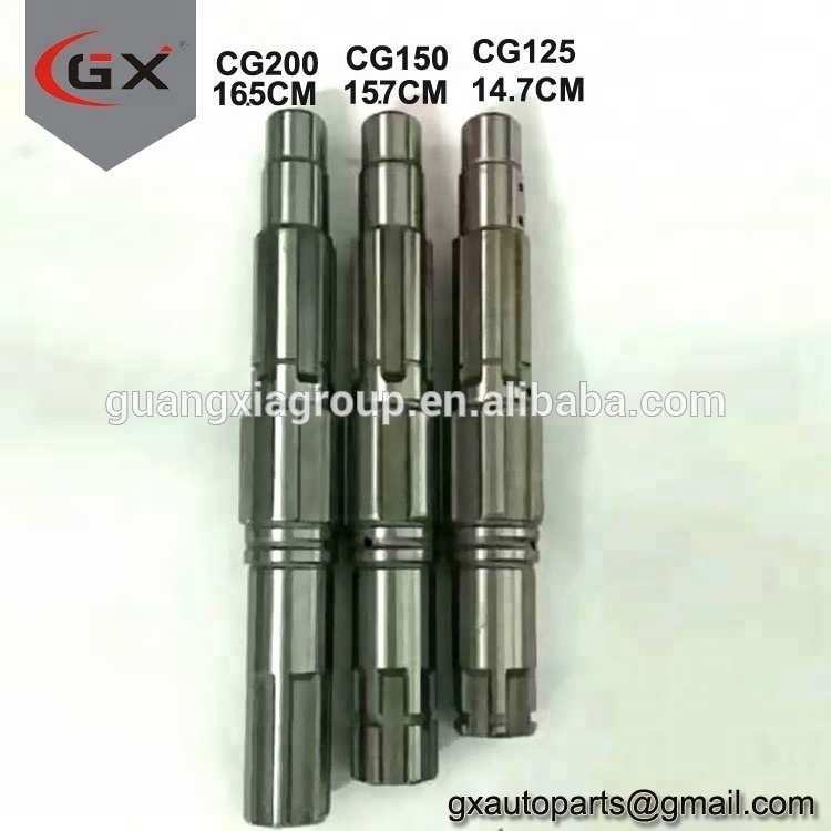 Motorcycle Main Counter Shaft Engine Gear Countershaft Without Gear Single Shaft CG125 CG150 CG200 147CM 157CM 165CM