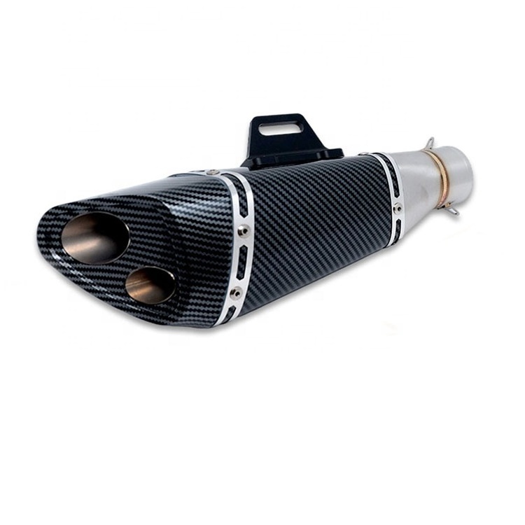 Hot Sale Motorcycle Parts & Accessories Exhaust  System S2 Exhaust Pipe Single Universal Exhaust  Muffler