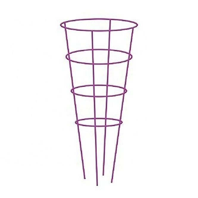 Garden Plant Support Frame tomato support plant protect cage, Galvanized wire frame cone tomato cage