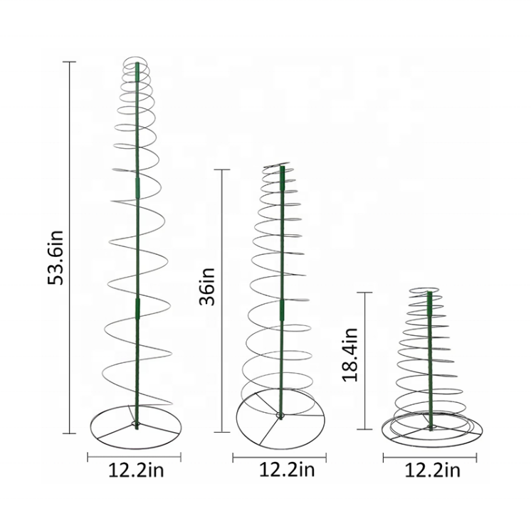 Factory Price Galvanized PVC Garden Tomato Spiral Plant Support Wire/Tomato Spiral Stake Support