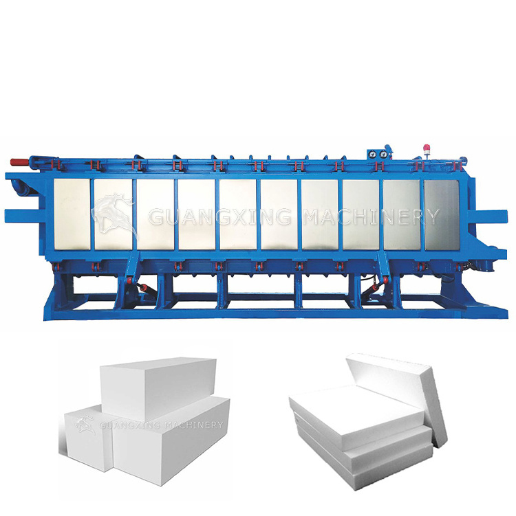 EPS Polystyrene Concrete Block Molding Machine EPS Block Production Line With Vacuum