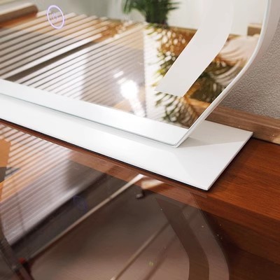 Cloud Shape Shining CE Bathroom LED Smart Simple European Sensing Hotel Led Desktop Vanity Mirror