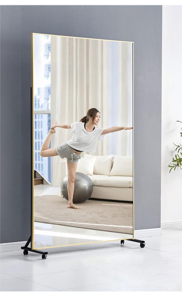 Movable Mirror for dancing room yoga gym mirror