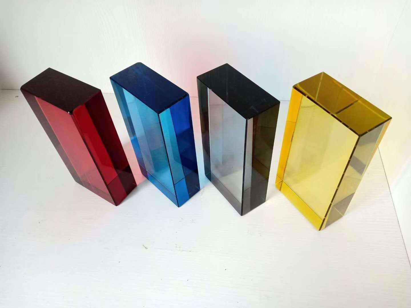 wholesale 200x100x50mm crystal glass block/brick for decoration wall can be customized