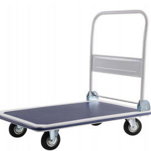 150KGS Conventional Type Factory Custom Steel Platform Folding Hand Truck Carts for Warehouse Plastic trolley