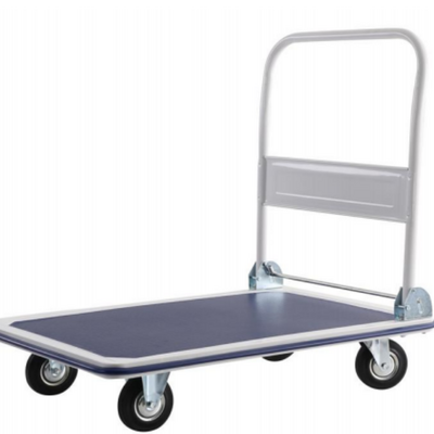 150KGS Conventional Type Factory Custom Steel Platform Folding Hand Truck Carts for Warehouse Plastic trolley