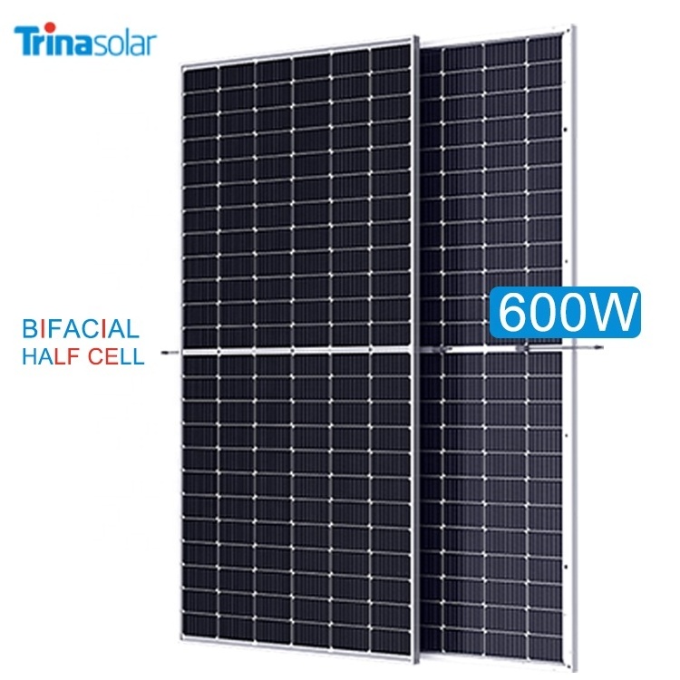 High Efficiency Trina PV Modul Bifacial 400w 450w 500w 540w 550w 600w trina solar panels 670W for  Home Use