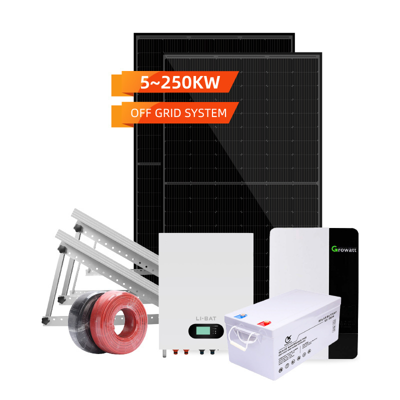 hybrid off grid solar system 3KW 5KW 8kw 10KW 15 KW 20KW 30KW solar energy system complete kit solar  for home