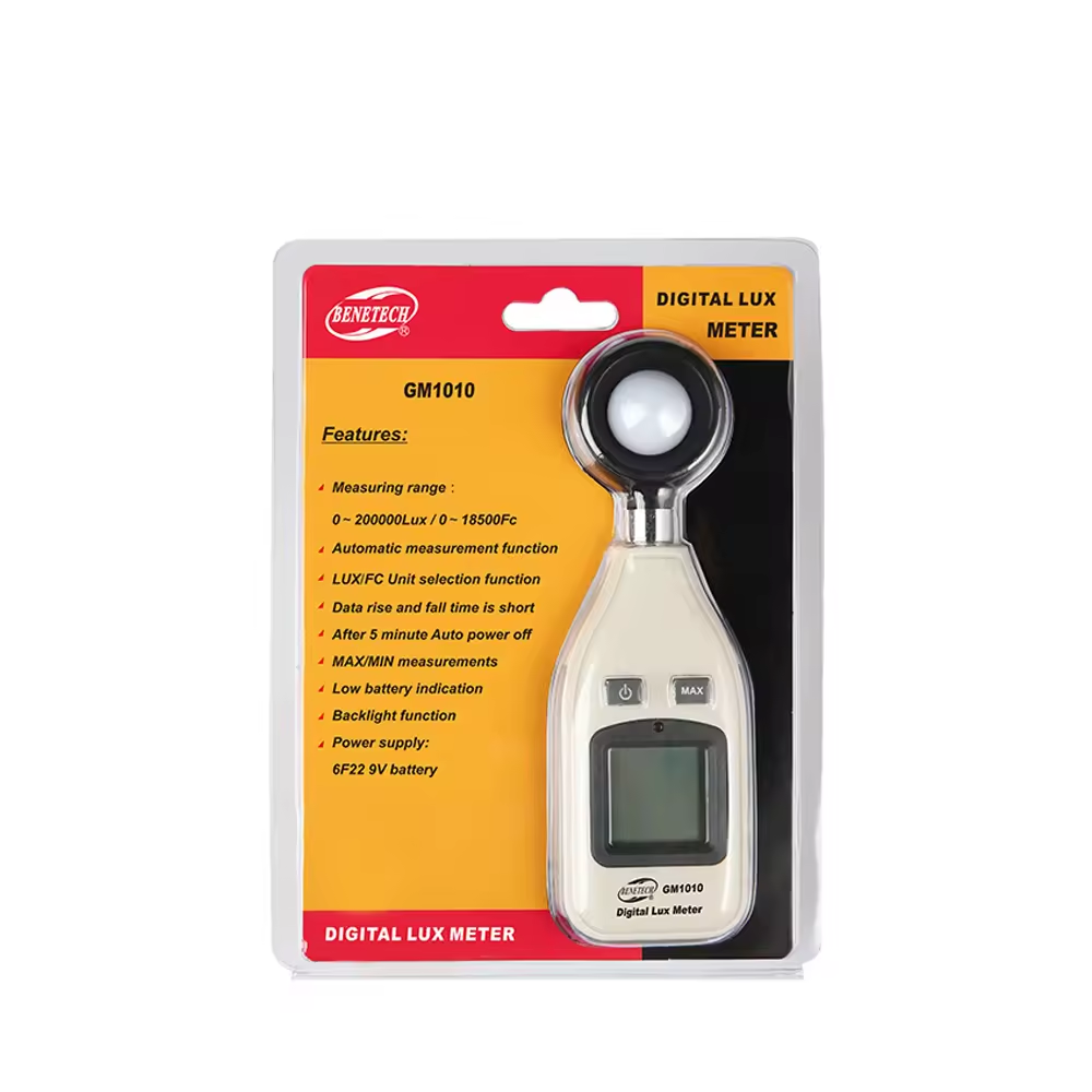 BENETECH GM1010 Backlit Display Digital Light Lux Meter Tester Illuminance Meter