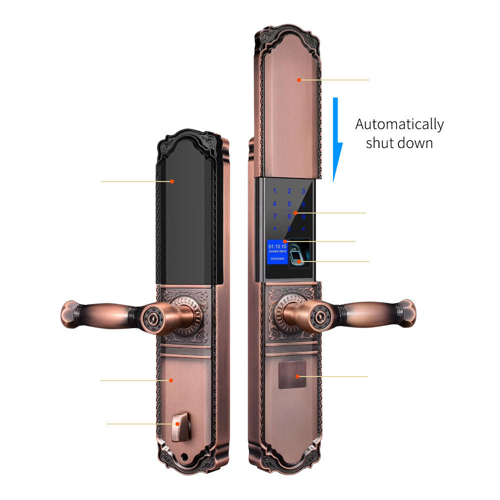 Home Fingerprint Lock Anti-theft Intelligent Fingerprint Door Lock Bio metric Electric Locker For Home Security Access