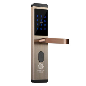 Convenient and  safe Digital Smart Door Locks with remote WiFi unlock function and fingerprint unlock function