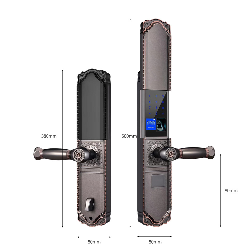 Home Fingerprint Lock Anti-theft Intelligent Fingerprint Door Lock Bio metric Electric Locker For Home Security Access