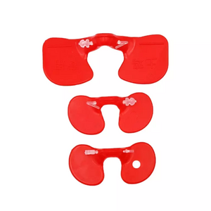 Red Plastic Anti-pecking Poultry Equipment Chickens Eye glasses Chicken eye protector Poultry Eye Glasses