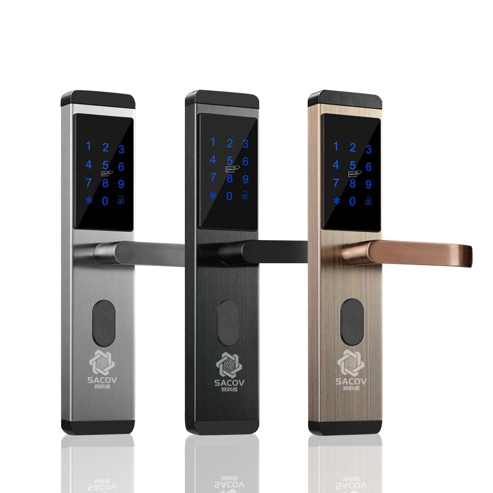 Convenient and  safe Digital Smart Door Locks with remote WiFi unlock function and fingerprint unlock function