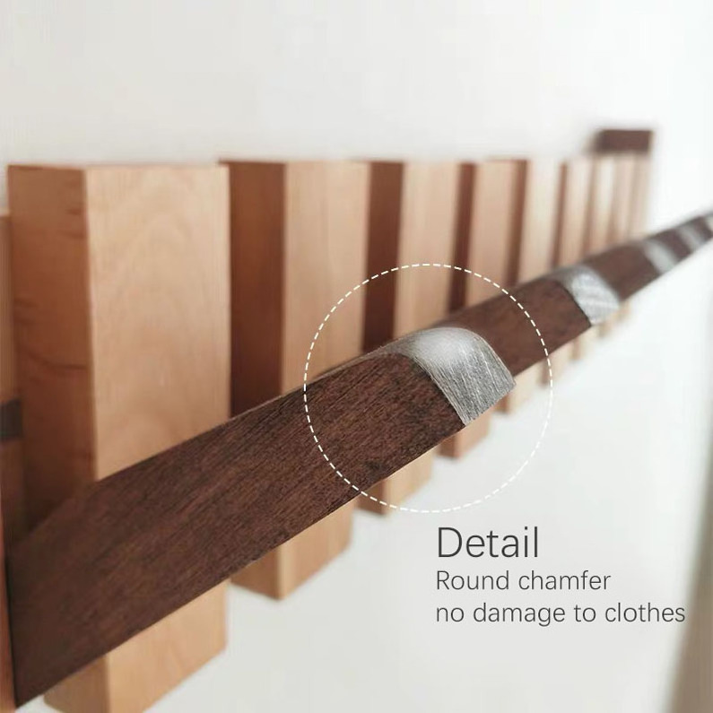 CSL Factory Design Decorative Hanging Hook Wall Mounted Clothes Hanger Coat Hook Rail Coat Rack Clothe Wall Hook