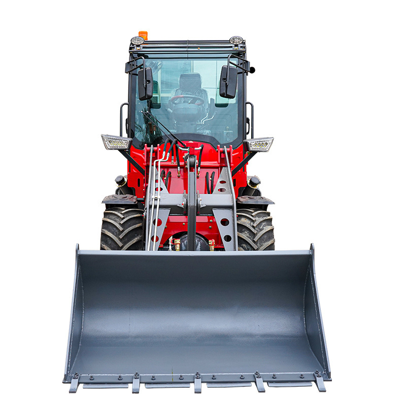 China brand mini log skidder zl08f 0.8 ton wheel shovel garden loader price bucket small chinese front end loader