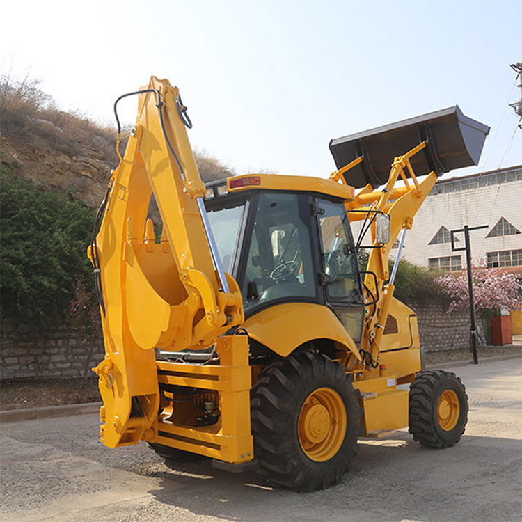 Chinese construction machine Mini Small towable backhoe loader for sale